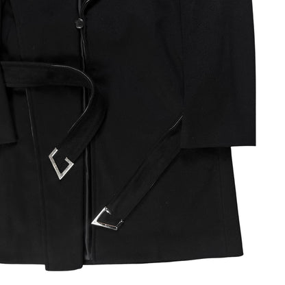 Gucci by Frida Giannini Leather Trimmed G-Belt Coat - AW10