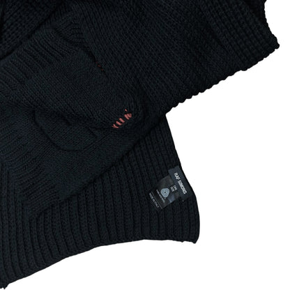 Raf Simons Asymmetric Patch Knit Scarf - AW16