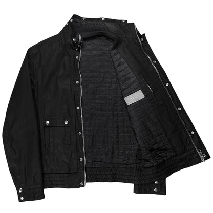 Dior Homme Lumiere Du Nord Coated Cargo Flight Jacket - AW08