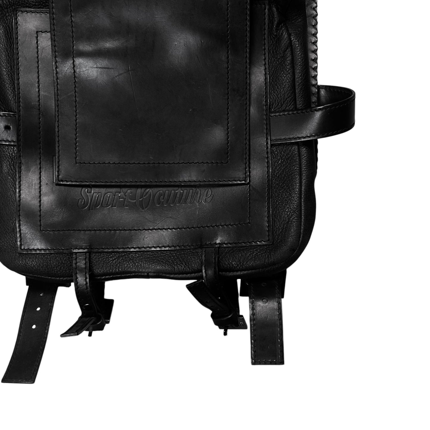 Dirk Bikkembergs Multi Bondage Strap Dual Leather Bag