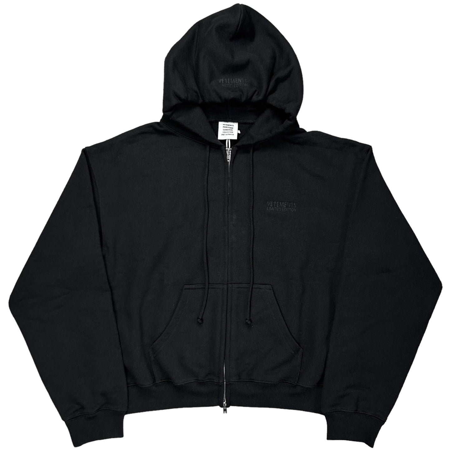 Vetements Fitted Zip Hoodie - SS23