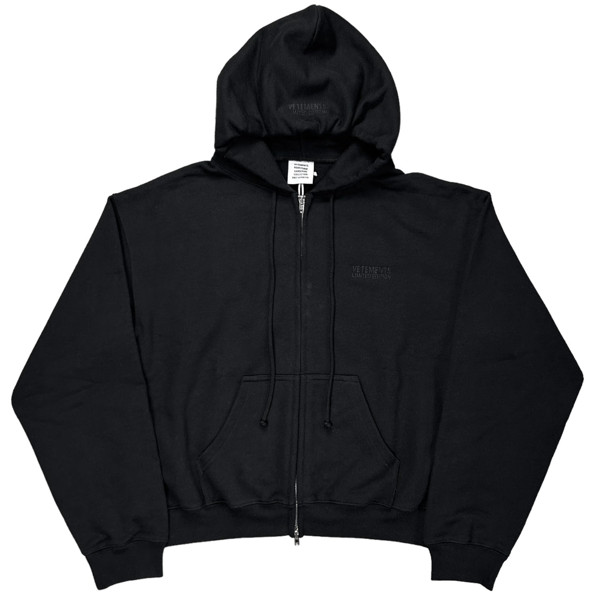 Vetements Fitted Zip Hoodie - SS23 – Vertical Rags