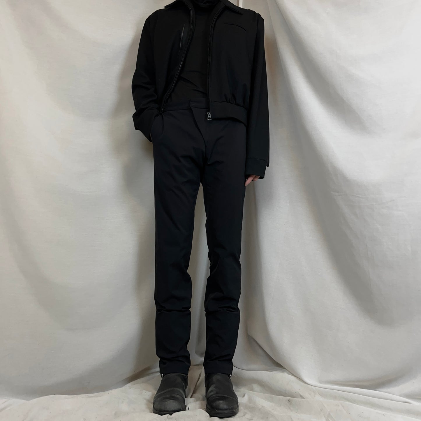Raf Simons Asymmetric Fly Trousers - AW06