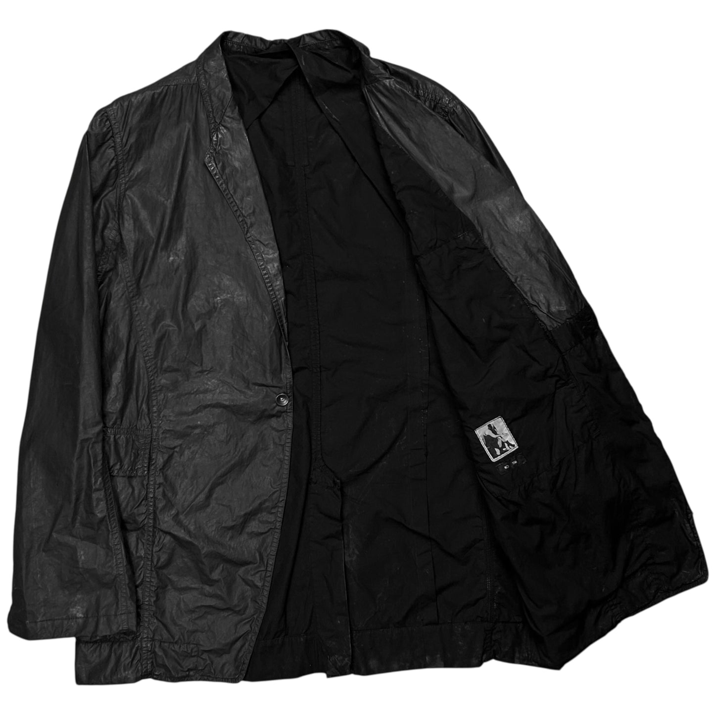 Rick Owens DRKSHDW Waxed Island Blazer - SS13