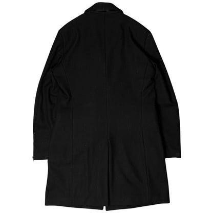 Dirk Bikkembergs L-Zip Wool Coat