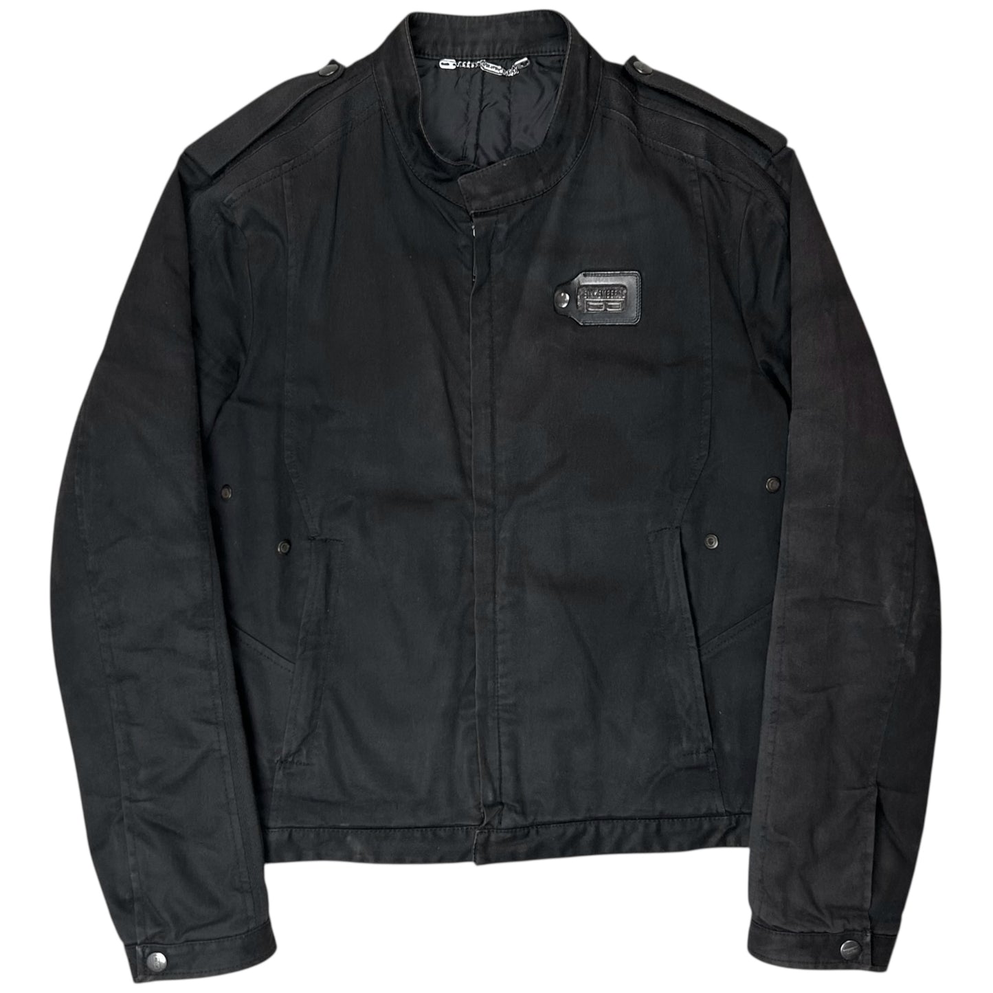 Dirk Bikkembergs Shoulder Strap Moto Jacket