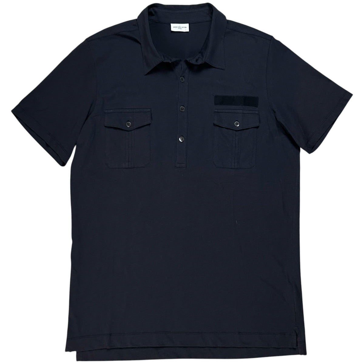 Dries Van Noten Velcro Patch Polo Shirt