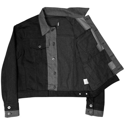 JW Anderson Two Tone Patchwork Denim Jacket - SS24