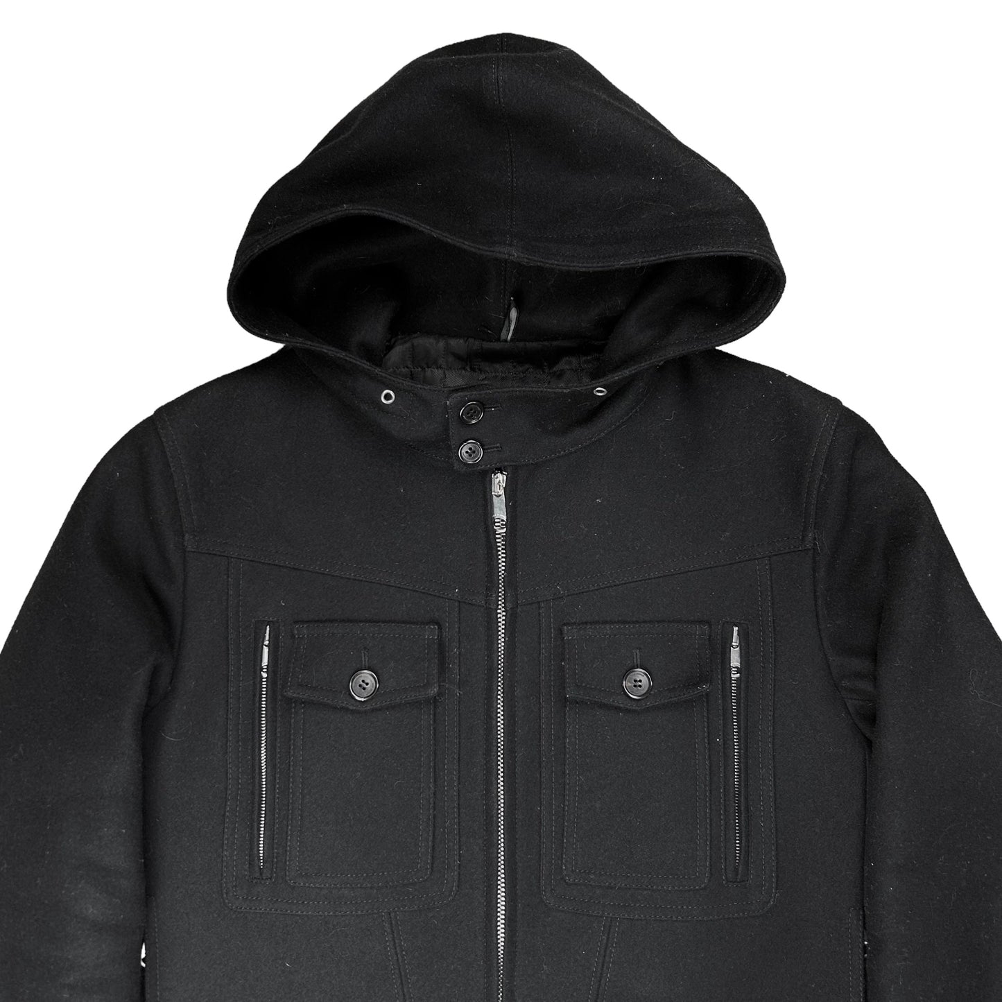 Dior Homme Hooded Wool Bomber Jacket - AW08