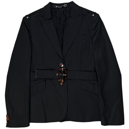 Gucci by Frida Giannini Belted Military Blazer - SS08