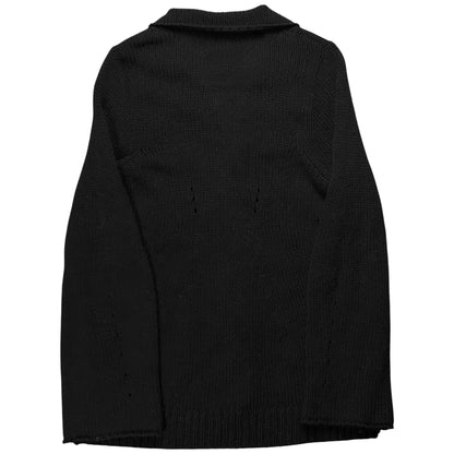 Ann Demeulemeester Fisherman Snap Yak Knit Cardigan - AW04
