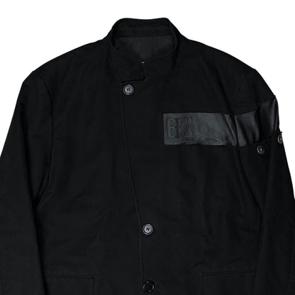 Dirk Bikkembergs Leather Applicated Blazer