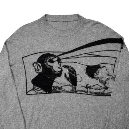 Prada Monkey Laser Cashmere Sweater - SS15