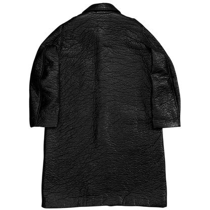Walter Van Beirendonck Crinkle Faux Leather Coat - AW22
