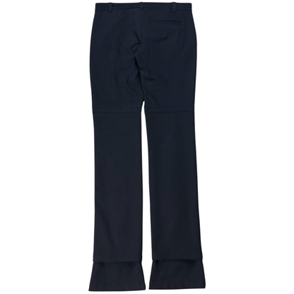 Dirk Bikkembergs Flared Front Zip Pants - 90s
