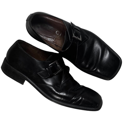 Gucci Square Toe Monk Strap Derbies - SS97