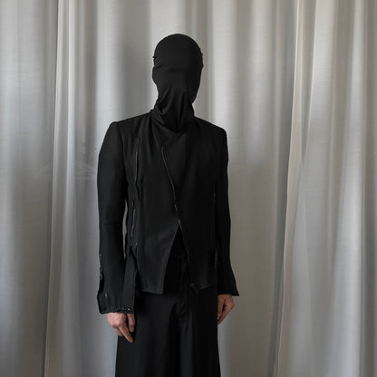 Balenciaga Multi Zip Bondage Belt Bomber Jacket - AW07