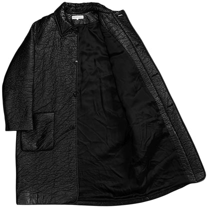Walter Van Beirendonck Crinkle Faux Leather Coat - AW22