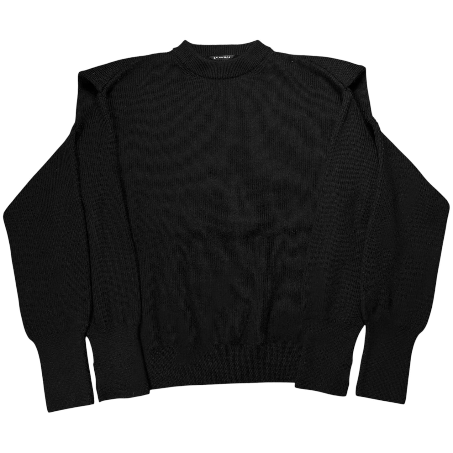 Balenciaga Double Sleeve Knit Sweater - AW20