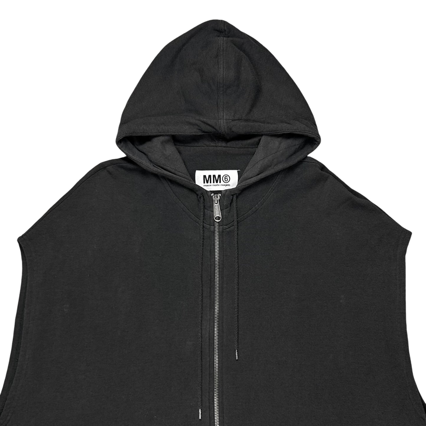 MM6 Maison Martin Margiela Sleeveless Tent Zip Hoodie - SS11