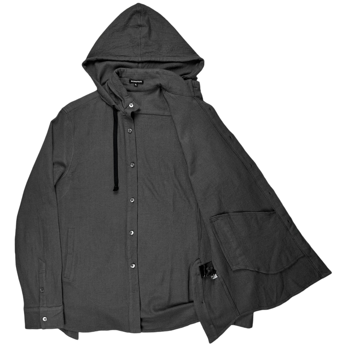 Ann Demeulemeester Hooded Wool Shirt