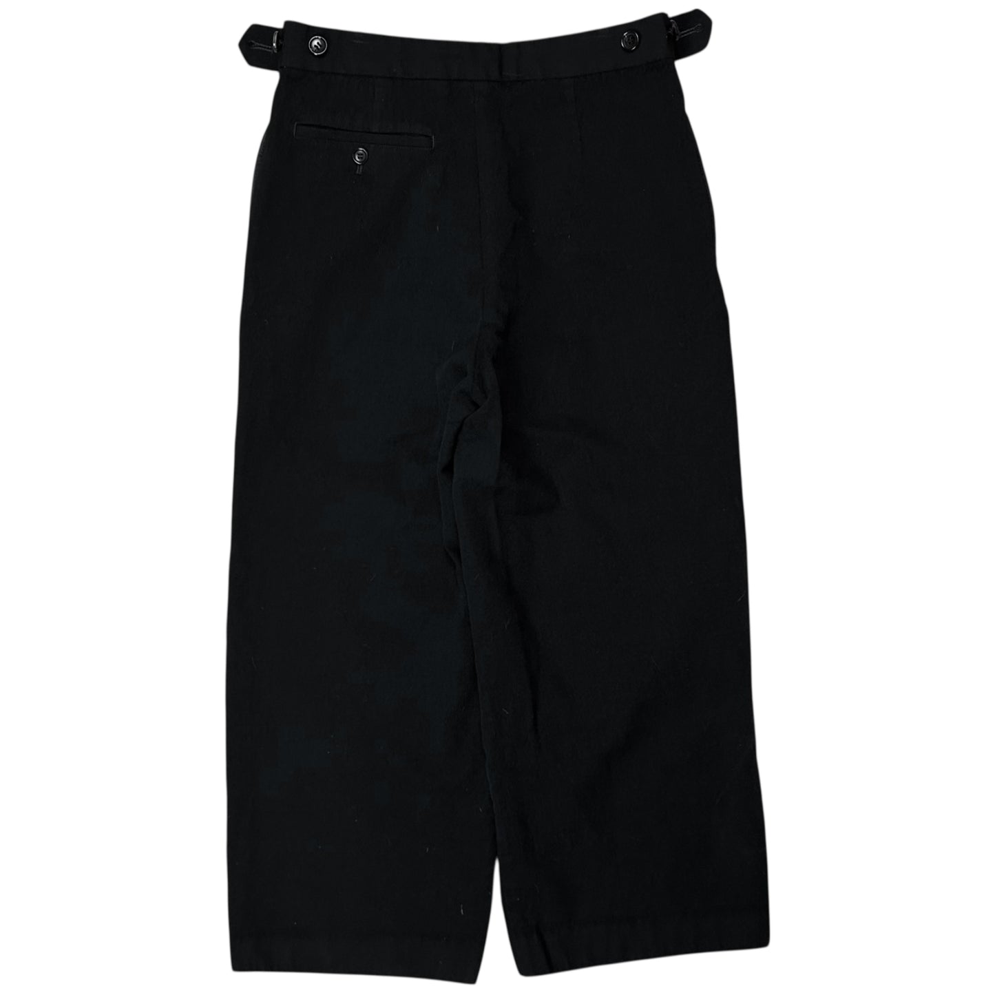 Comme des Garcons Tricot Cropped Waist Tab Wool Trousers