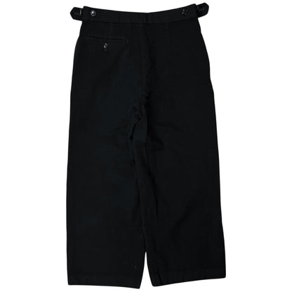 Comme des Garcons Tricot Cropped Waist Tab Wool Trousers