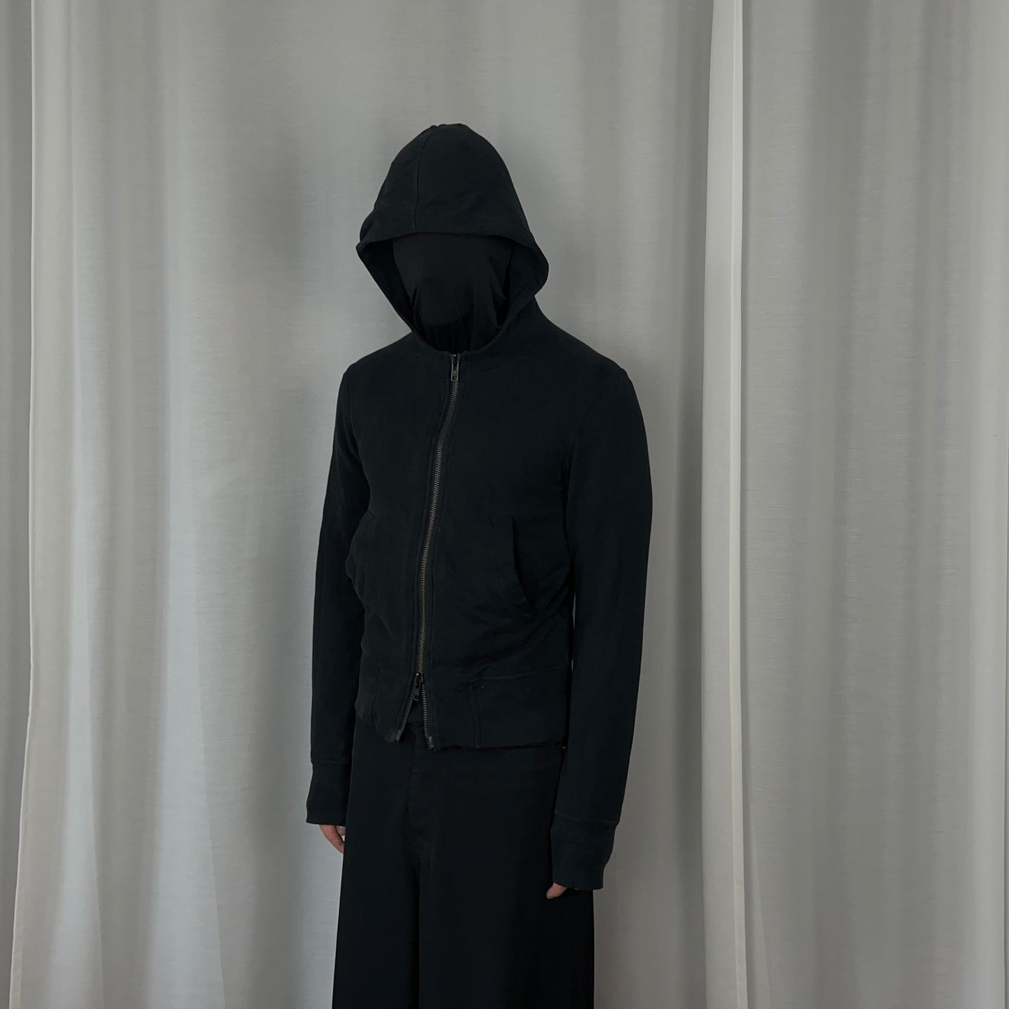 Ann Demeulemeester Double Layered Zip Hoodie