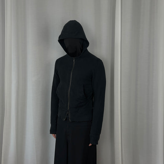 Ann Demeulemeester Double Layered Zip Hoodie
