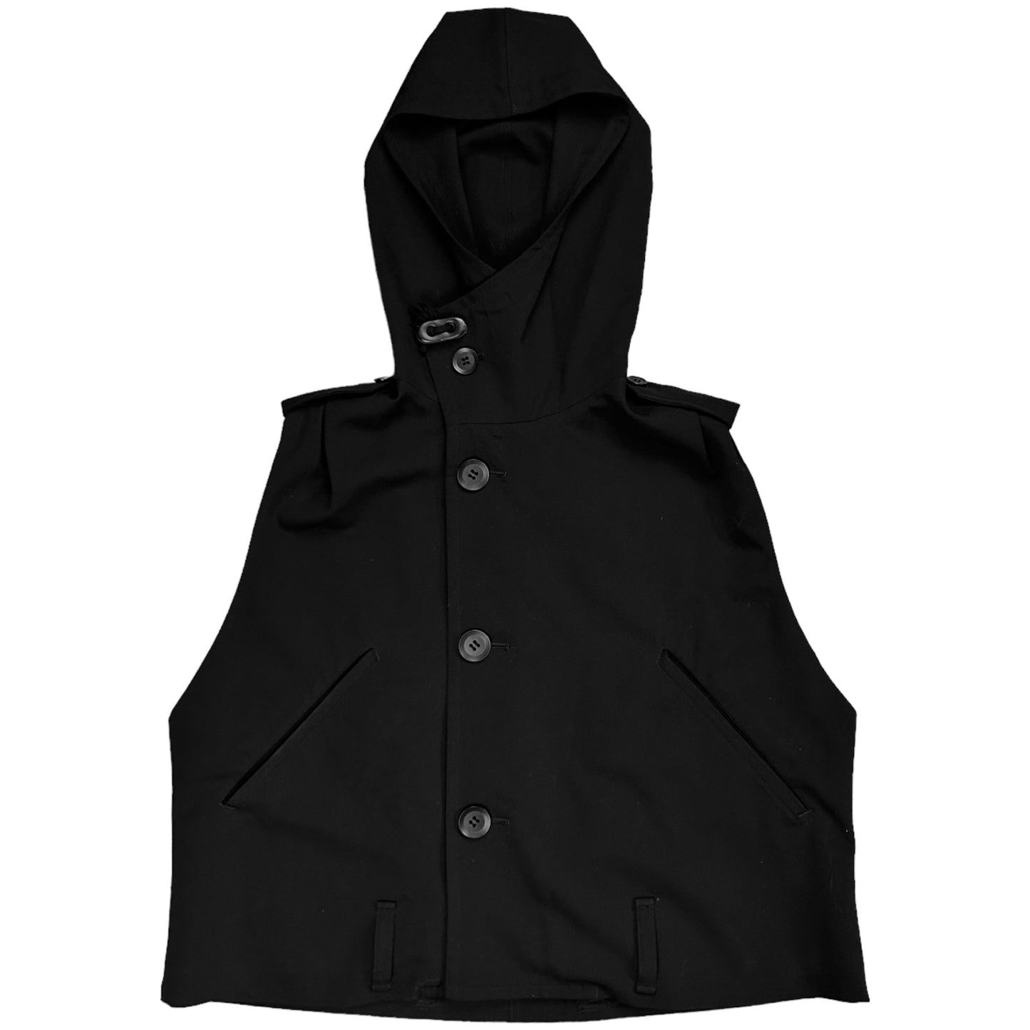 Y’s Yohji Yamamoto Cropped Parachute Vest