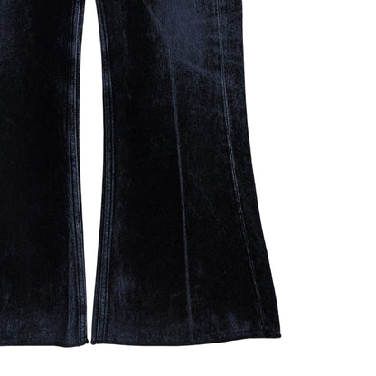 MM6 Maison Margiela Velvet Covered Flared Jeans - AW18