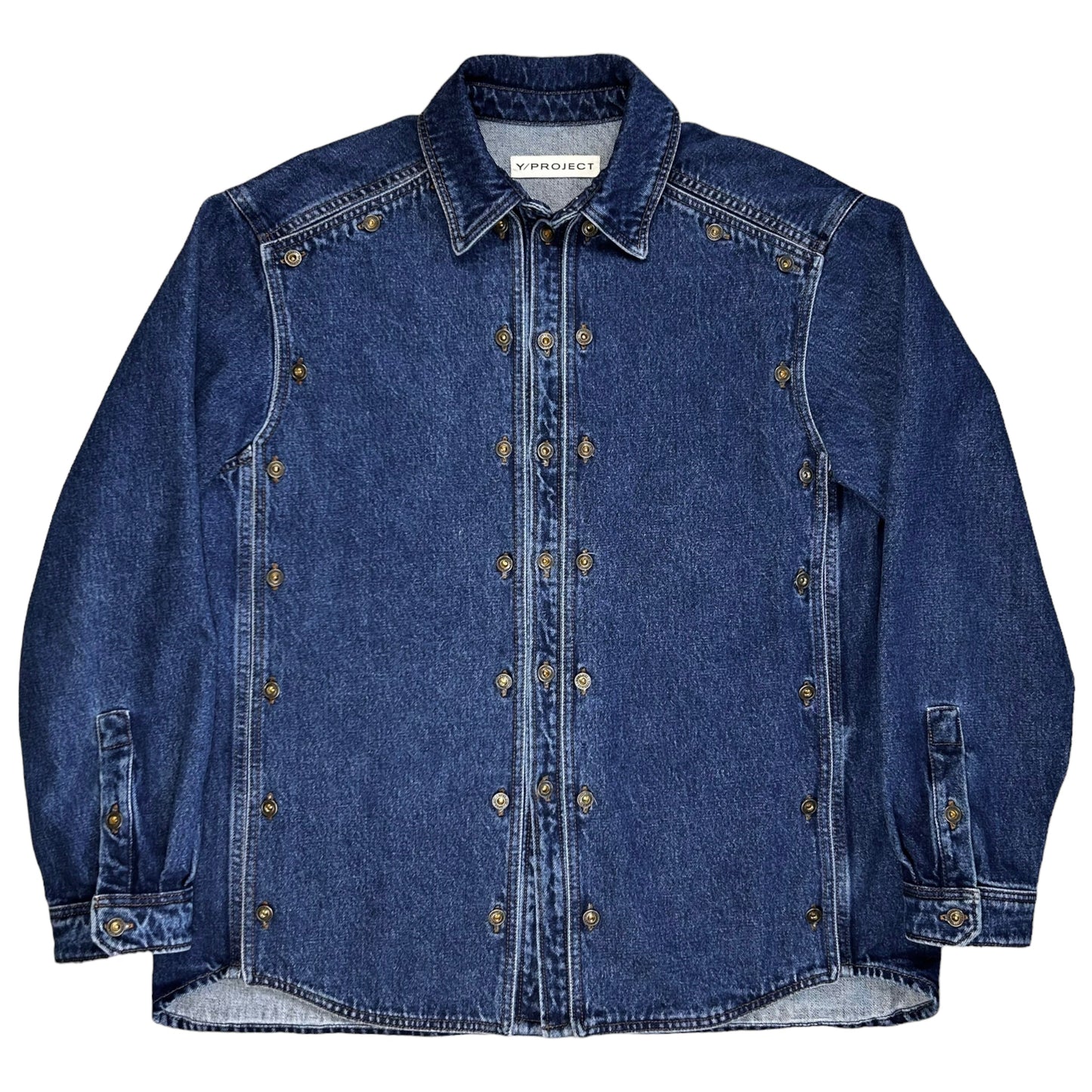Y/Project Snap Panel Denim Shirt - AW22