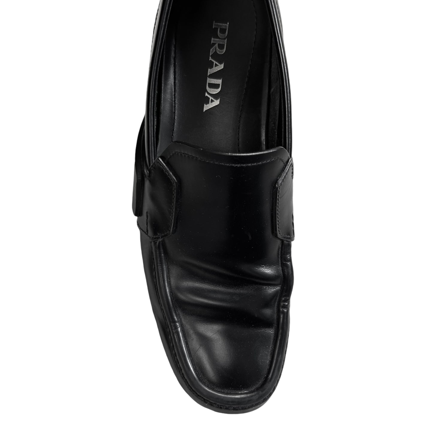 Prada Rubber Patch Runway Loafers - SS15