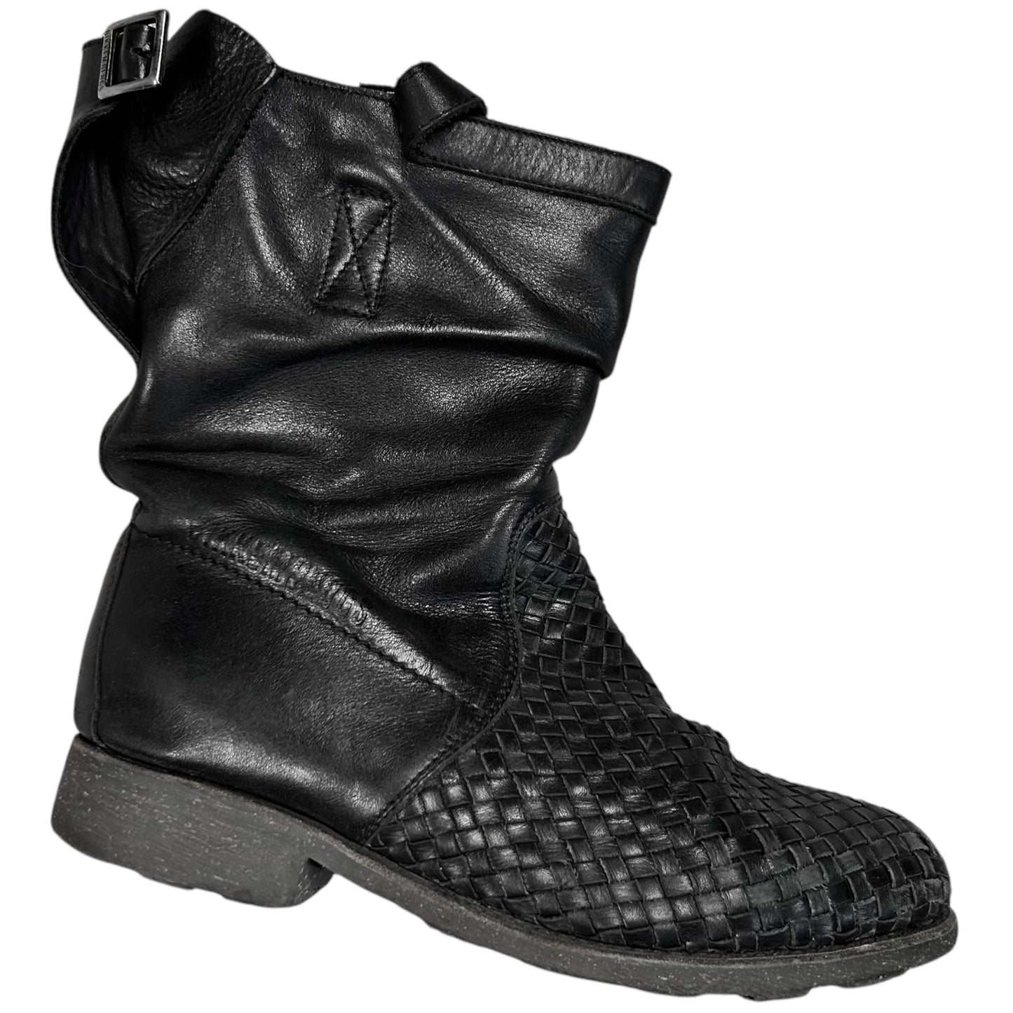 Dirk Bikkembergs Quilted Buckle Boots