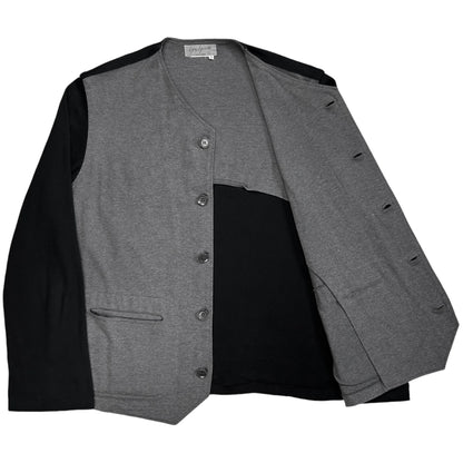 Yohji Yamamoto Pour Homme Collarless Button Jacket