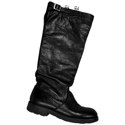 Dirk Bikkembergs Buckled Tall Knee Boots