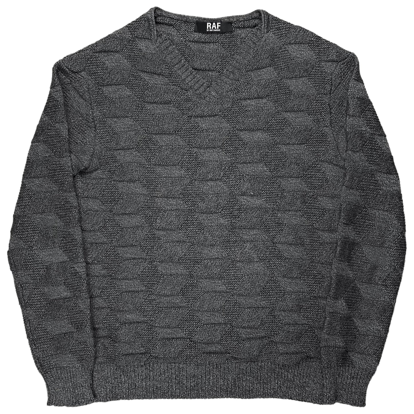 RAF by Raf Simons 3D Textured Knit Sweater