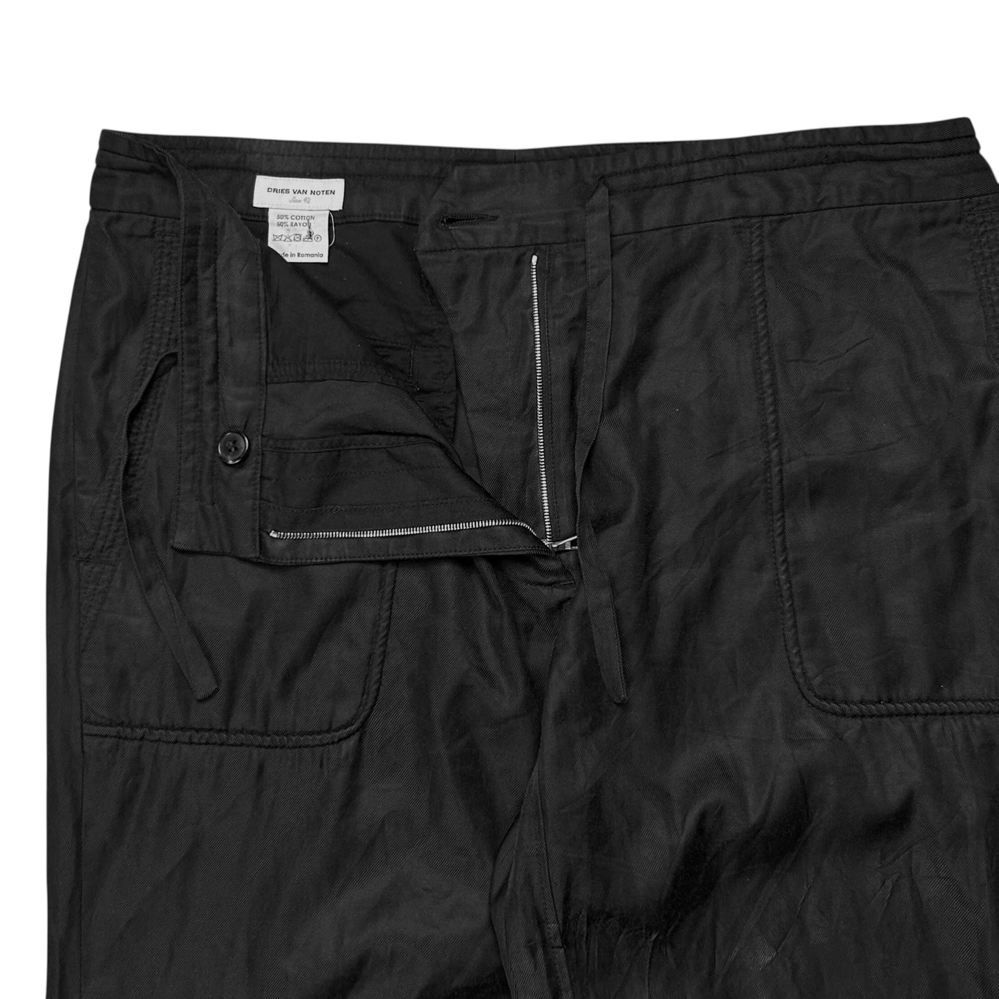 Dries Van Noten Moto Knee Work Pants
