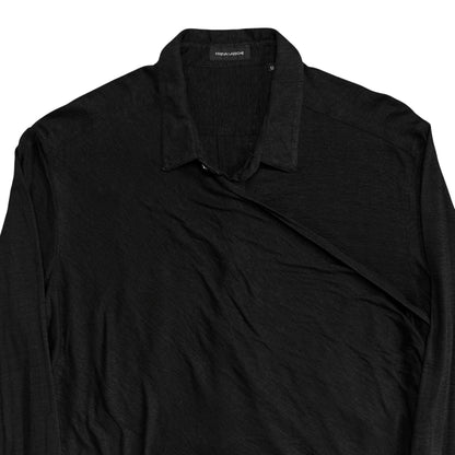 Kris Van Assche Asymmetric Wrap Layer Scarf Shirt
