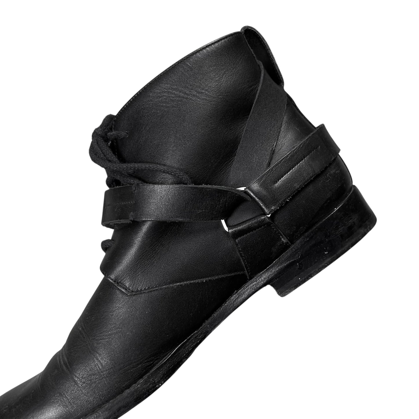 Dior Homme Harness Dual Strap Mid Top Boots - AW11
