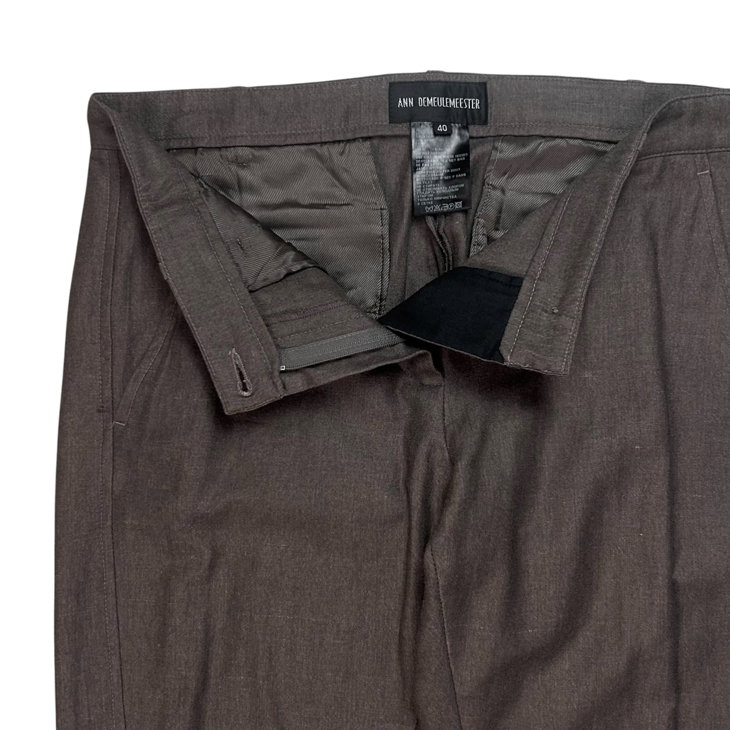 Ann Demeulemeester Hem Button Shorts - AW18