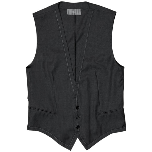 Dior Homme Cropped Reversed Seam Waistcoat - SS11