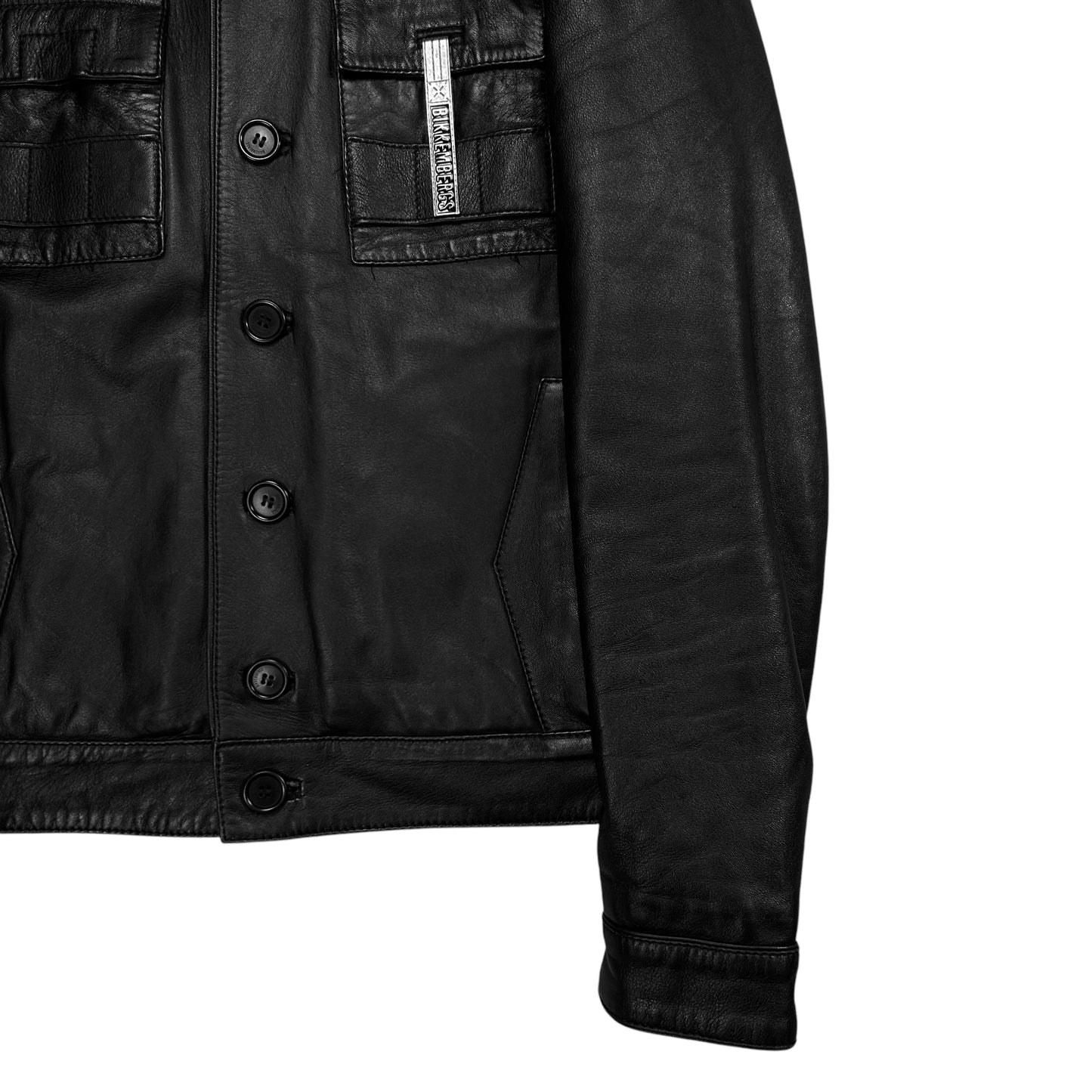 Dirk Bikkembergs Cargo Metal Clip Bomber Jacket