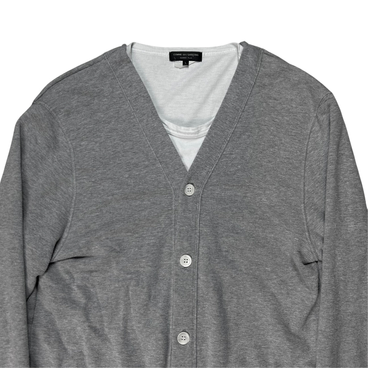 Comme des Garcons Homme Plus Layered Hybrid Cardigan - AW17