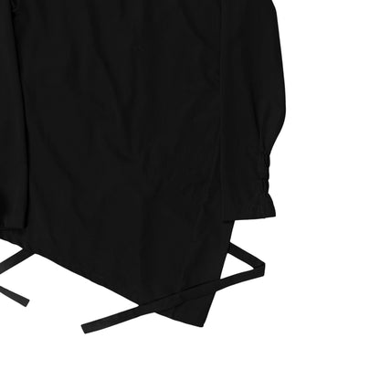 Dries Van Noten Asymmetric Wrap Strap Drape Shirt
