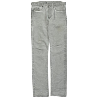 Dior Homme Silver Overdye Slim Jeans - SS06