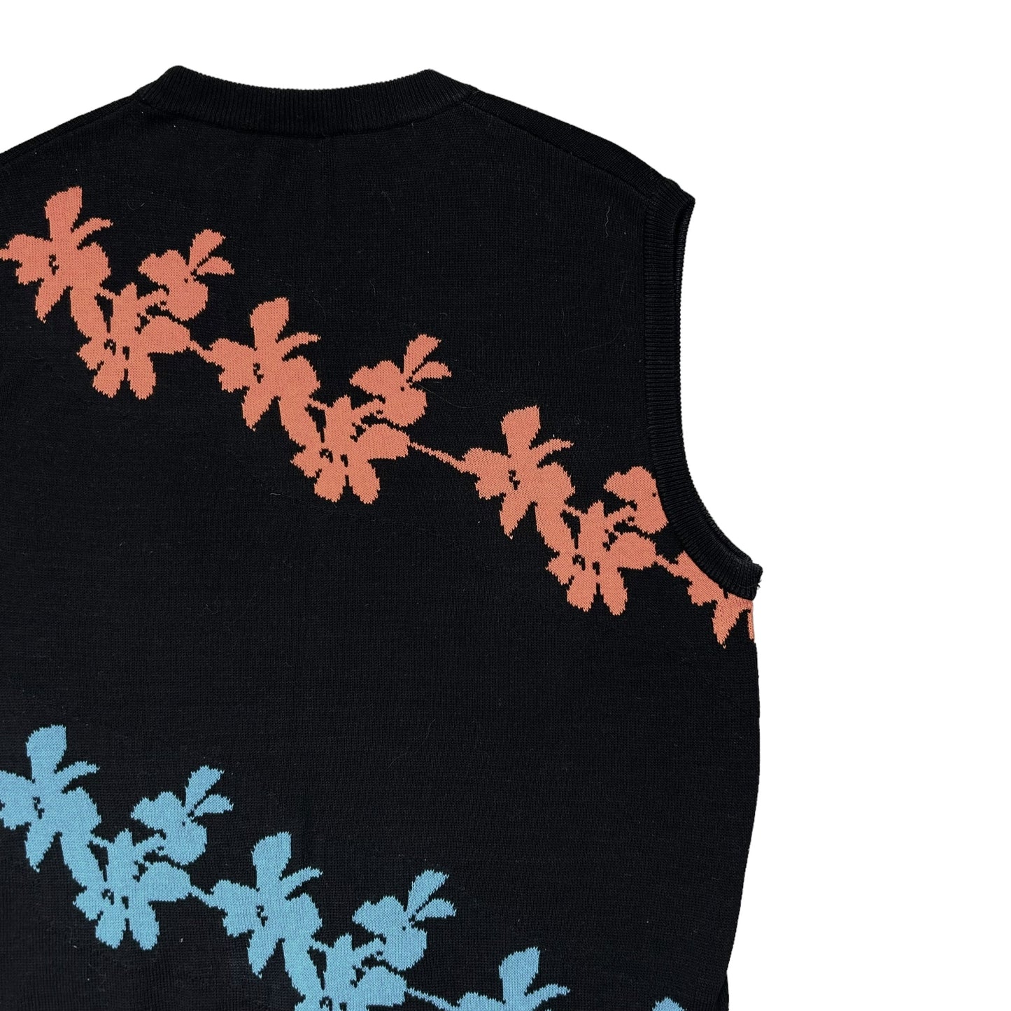 Raf Simons Floral Jacquard Knit Vest - SS12