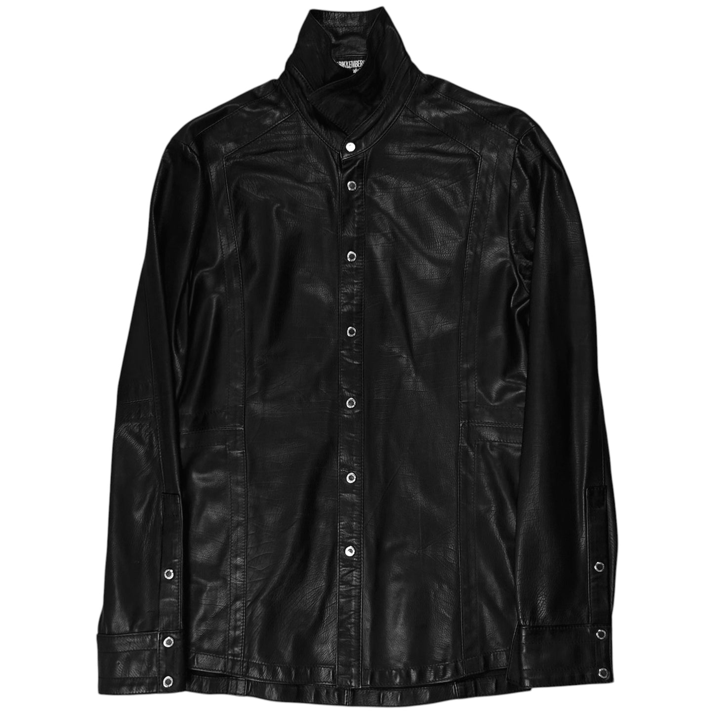 Dirk Bikkembergs Calf Leather Snap Shirt - SS10