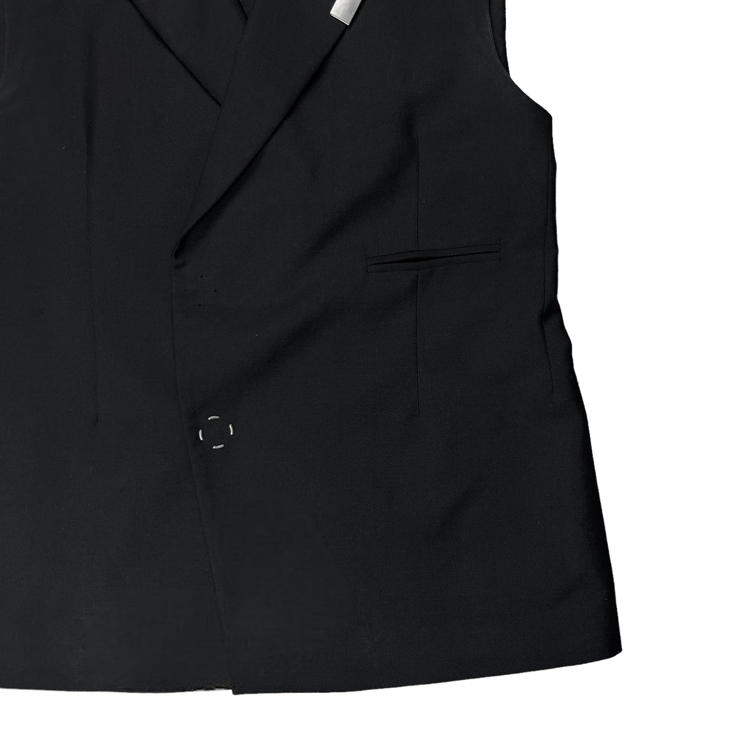 Raf Simons Metal Blazer Vest - SS14