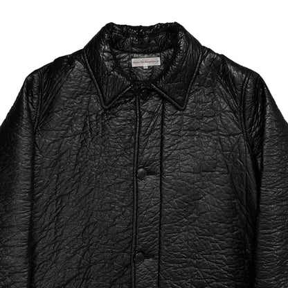 Walter Van Beirendonck Crinkle Faux Leather Coat - AW22